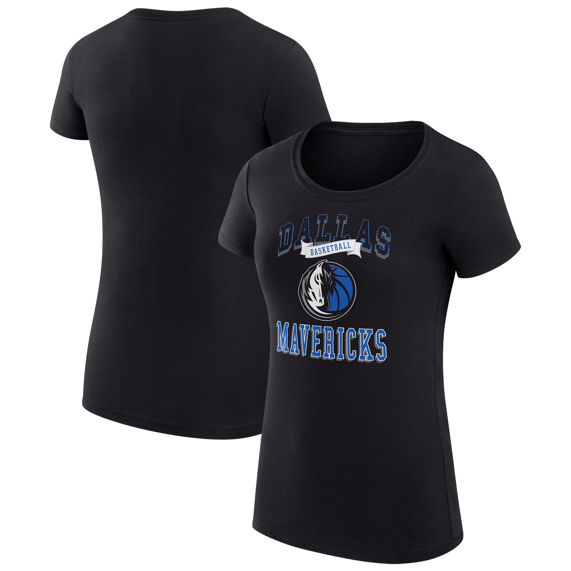 Women’s G-III 4Her by Carl Banks Black Dallas Mavericks Super-Slim Fit Lightweight Team Logo T-Shirt Women’s G-III 4Her by Carl Banks Black Dallas Mavericks Super-Slim Fit Lightweight Team Logo T-Shirt