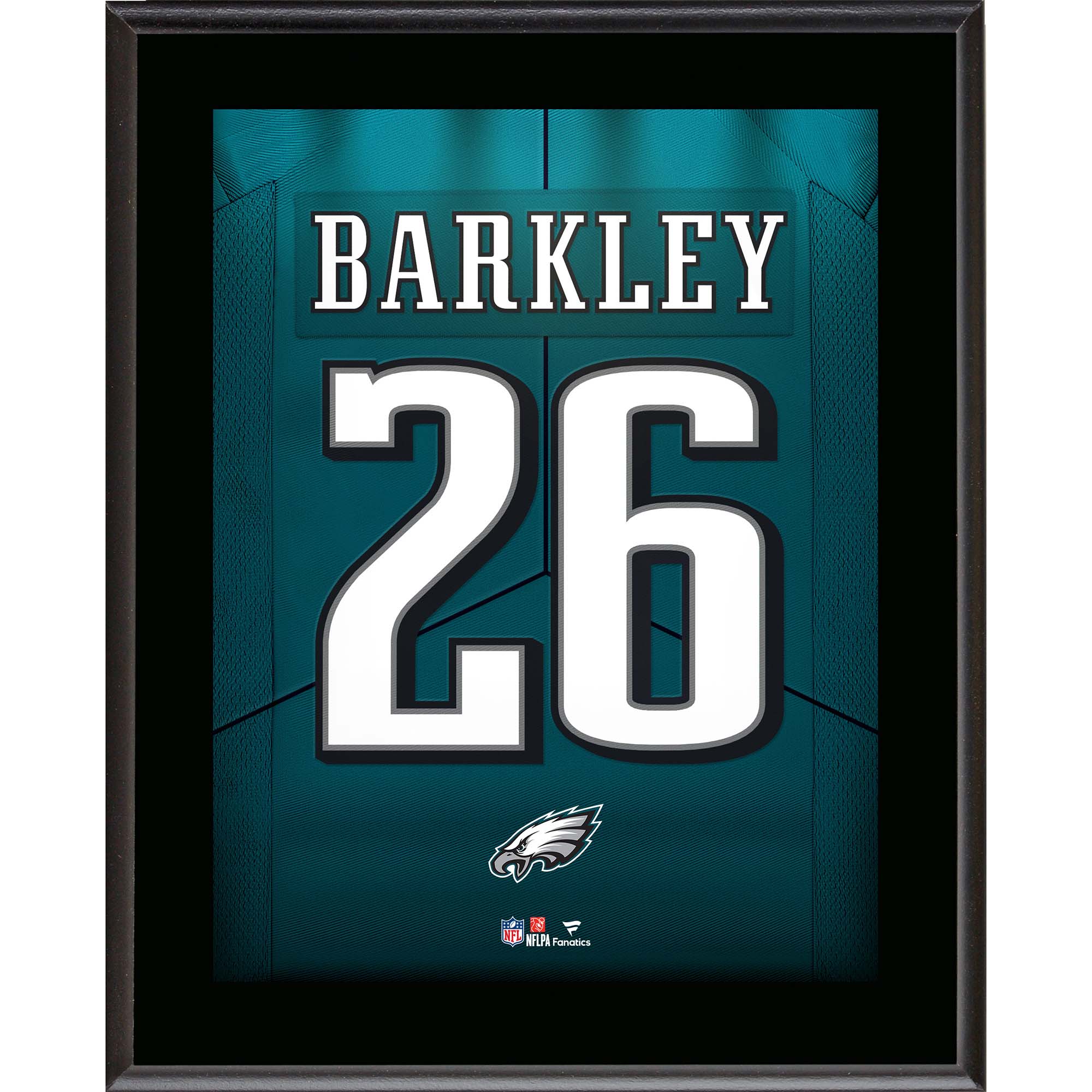 Saquon Barkley Philadelphia Eagles 10.5" x 13" Jersey Number Sublimated Player Plaque