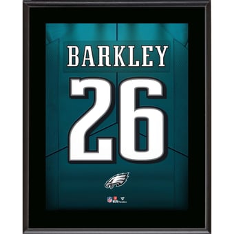Saquon Barkley Philadelphia Eagles 10.5" x 13" Jersey Number Sublimated Player Plaque