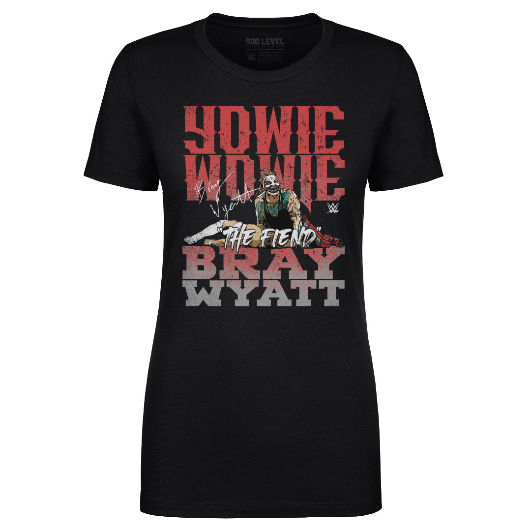 Women’s 500 Level Black Bray Wyatt Yowie Wowie T-Shirt Women’s 500 Level Black Bray Wyatt Yowie Wowie T-Shirt