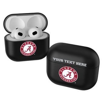 Keyscaper Black Alabama Crimson Tide Insignia Personalized AirPods 3rd Generation Case Cover