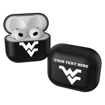 Keyscaper Black West Virginia Mountaineers Insignia Personalized AirPods 3rd Generation Case Cover