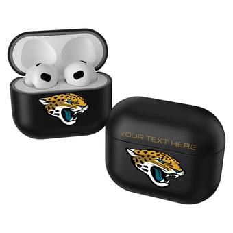 Keyscaper Black Jacksonville Jaguars Insignia Personalized AirPods 3rd Generation Case Cover