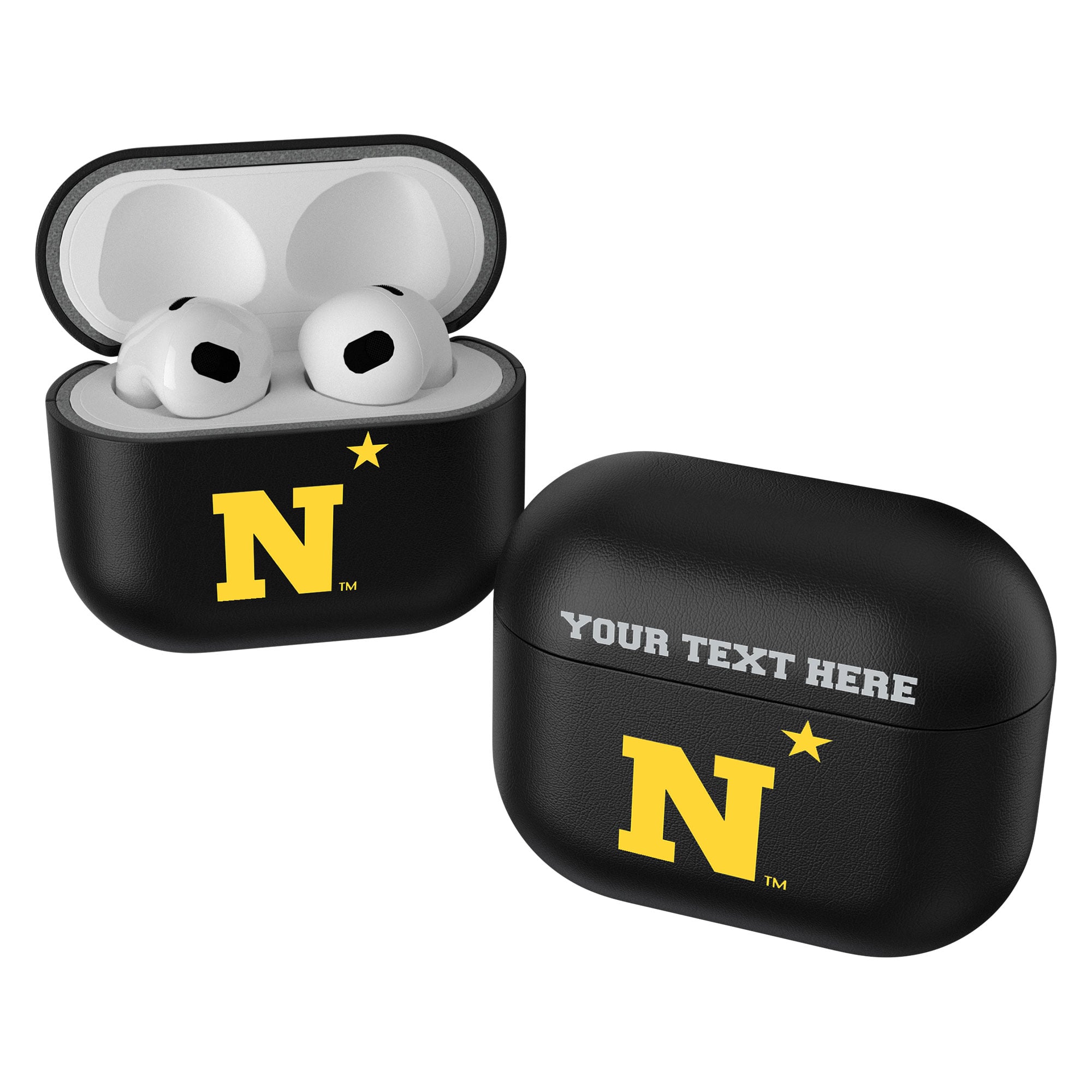 Keyscaper Navy Midshipmen Personalized Insignia 2nd Gen AirPods Pro Case Cover