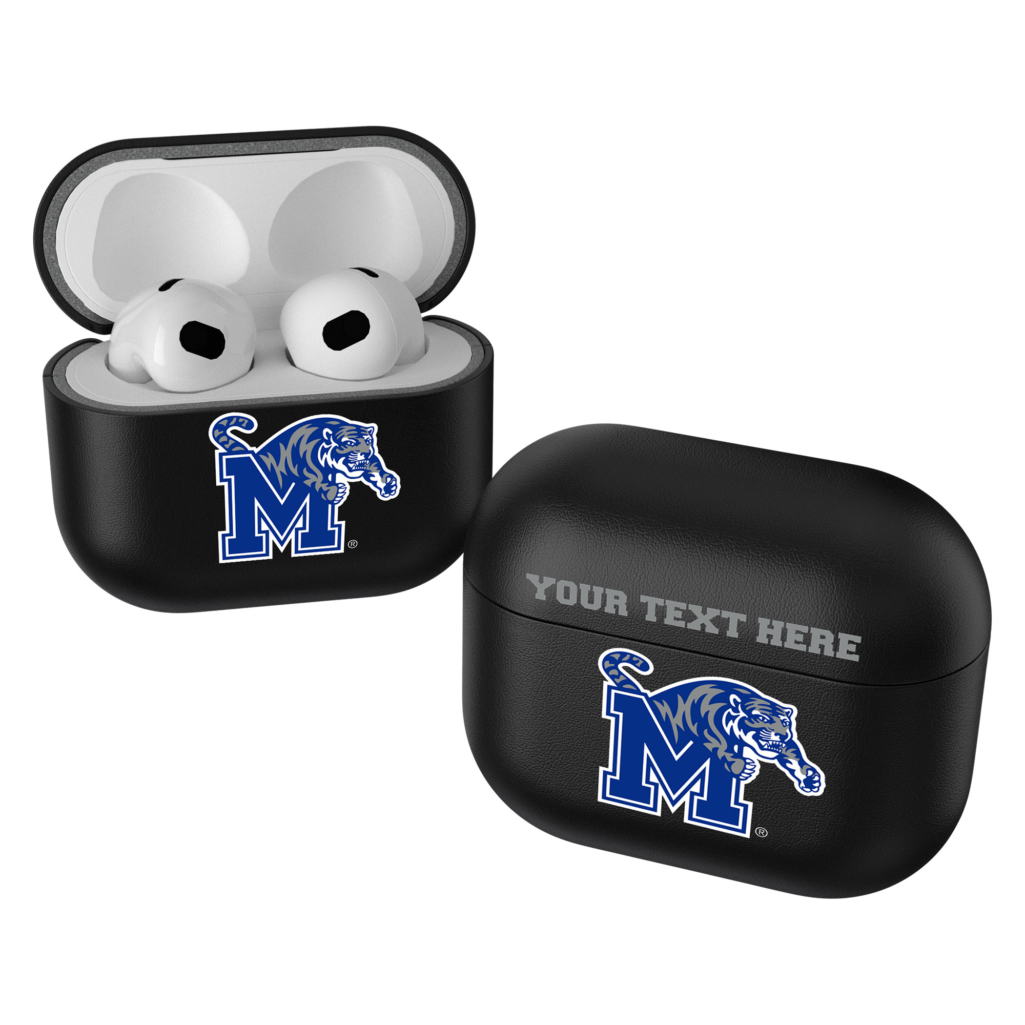 Keyscaper Memphis Tigers Personalized Insignia 2nd Gen AirPods Pro Case Cover