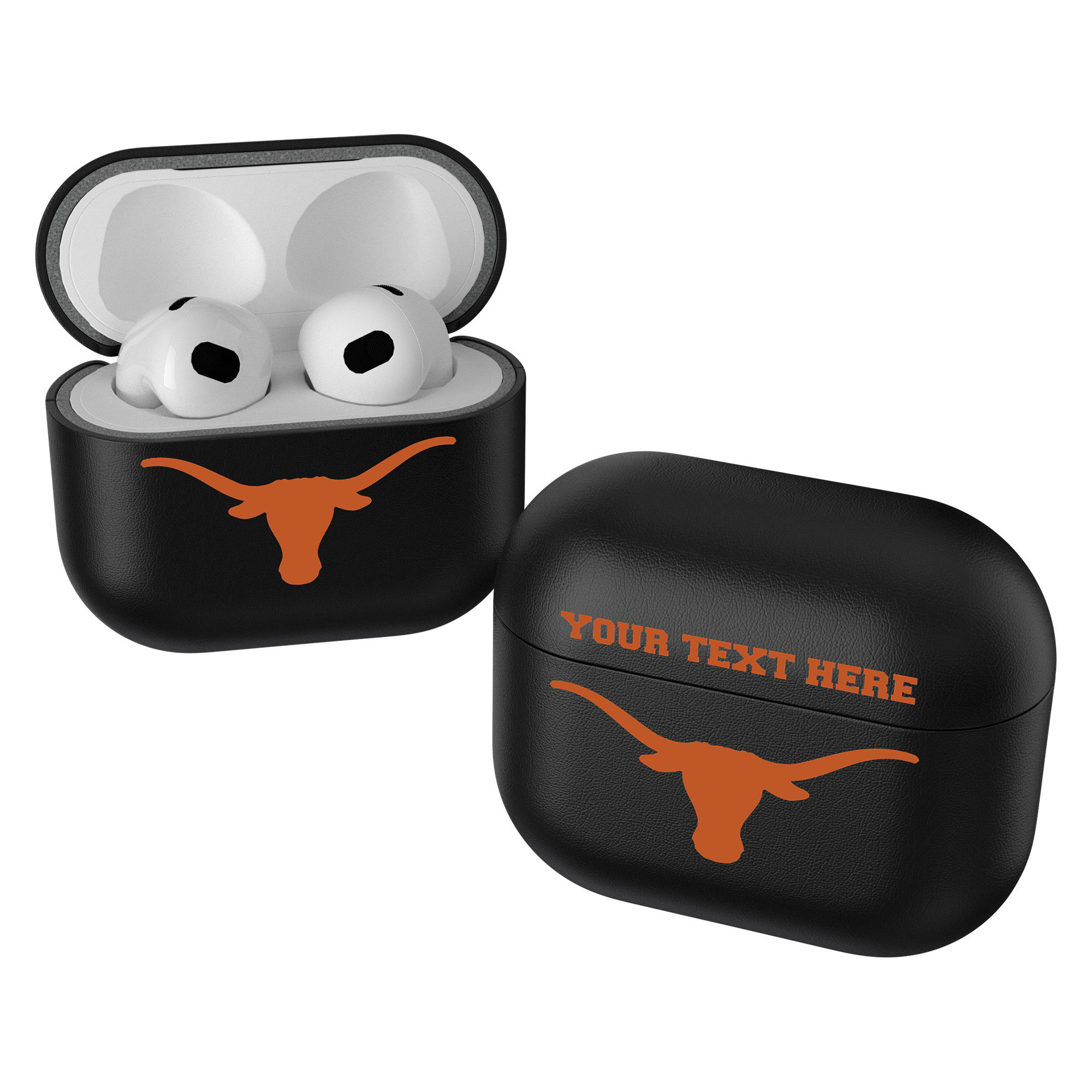 Keyscaper Texas Longhorns Personalized Insignia 2nd Gen AirPods Pro Case Cover
