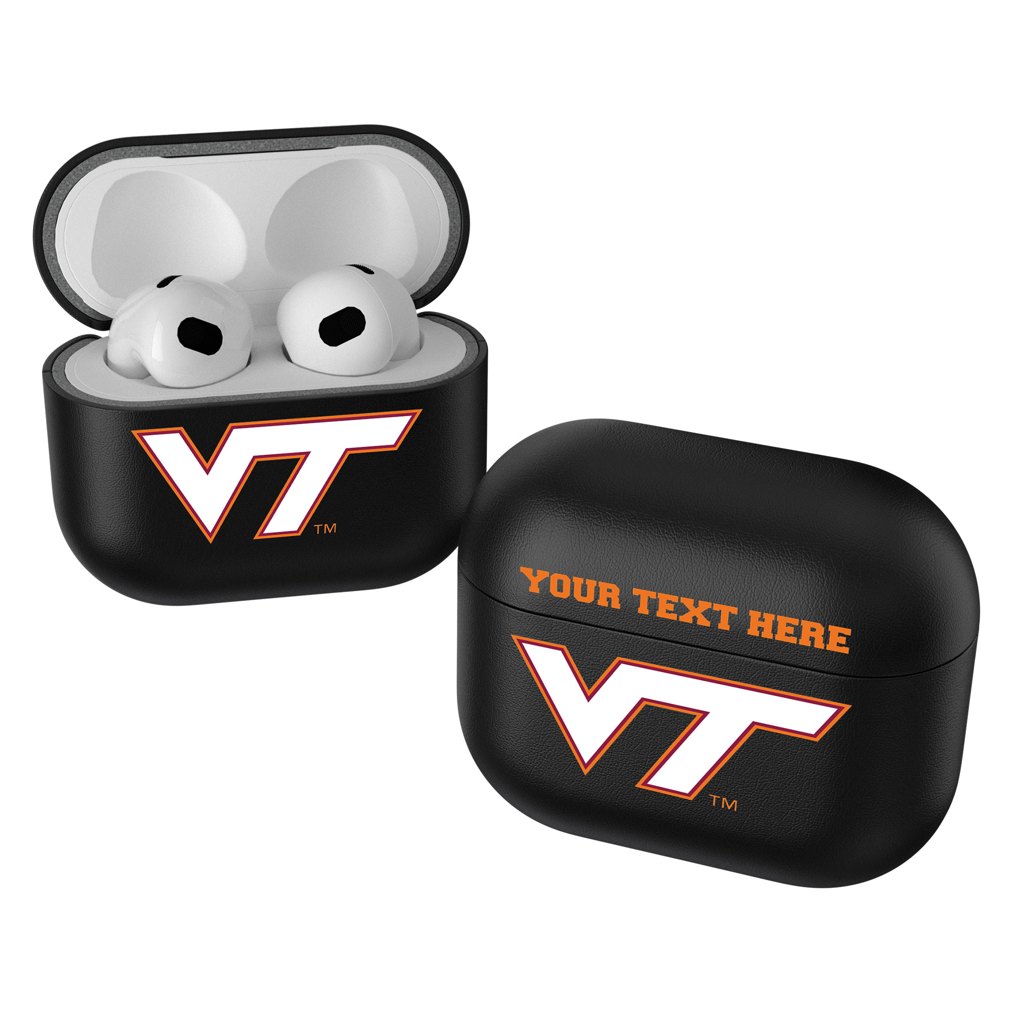 Keyscaper Virginia Tech Hokies Personalized Insignia 2nd Gen AirPods Pro Case Cover