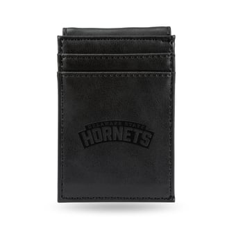 Black Delaware State Hornets Front Pocket Wallet