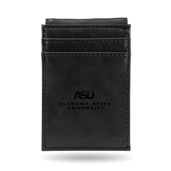 Black Alabama State Hornets Front Pocket Wallet