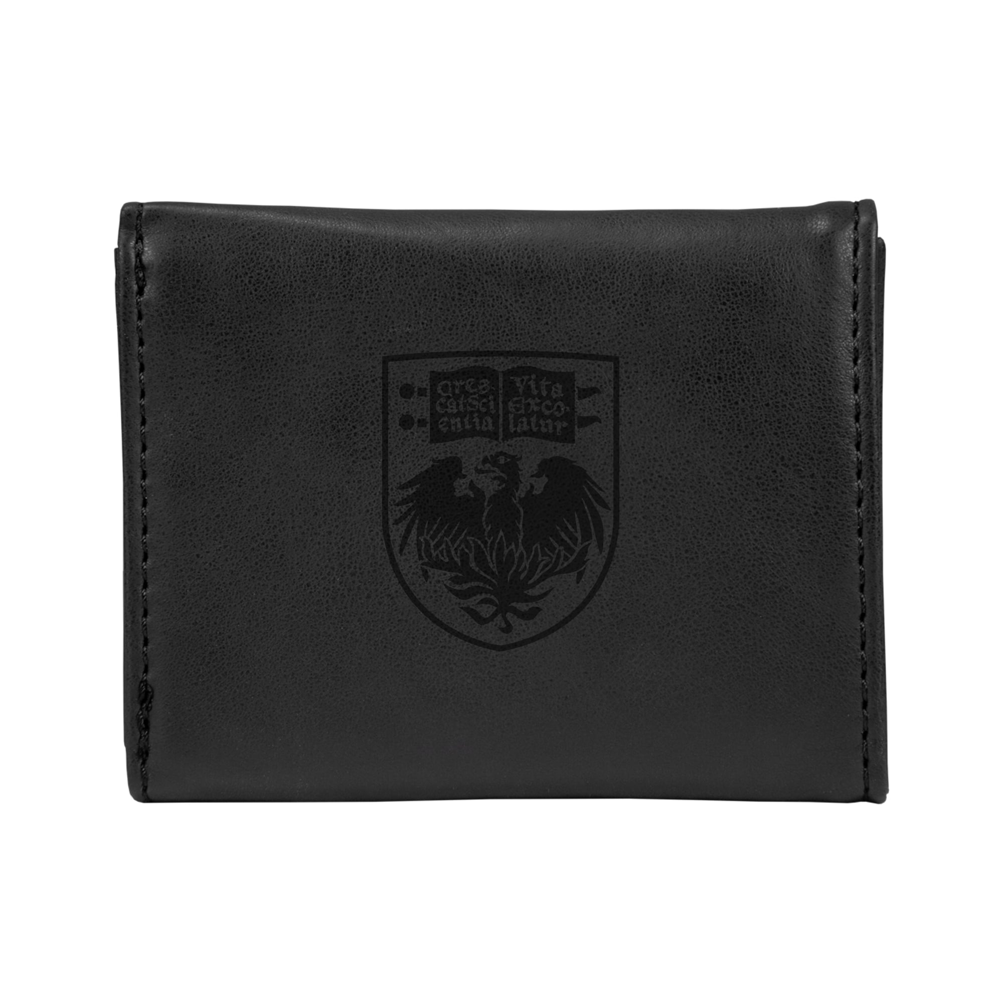Black UChicago Maroons Trifold Wallet