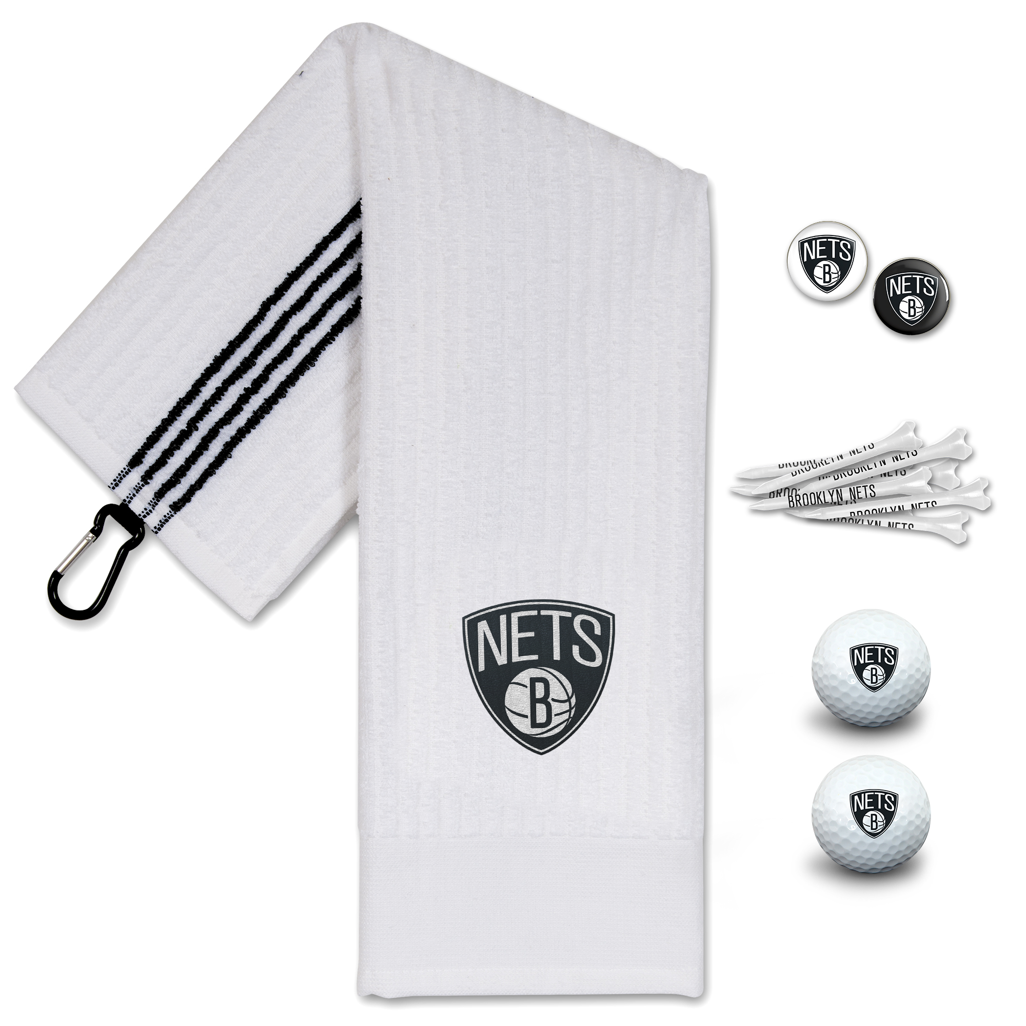 WinCraft Brooklyn Nets Golf Gift Set WinCraft Brooklyn Nets Golf Gift Set