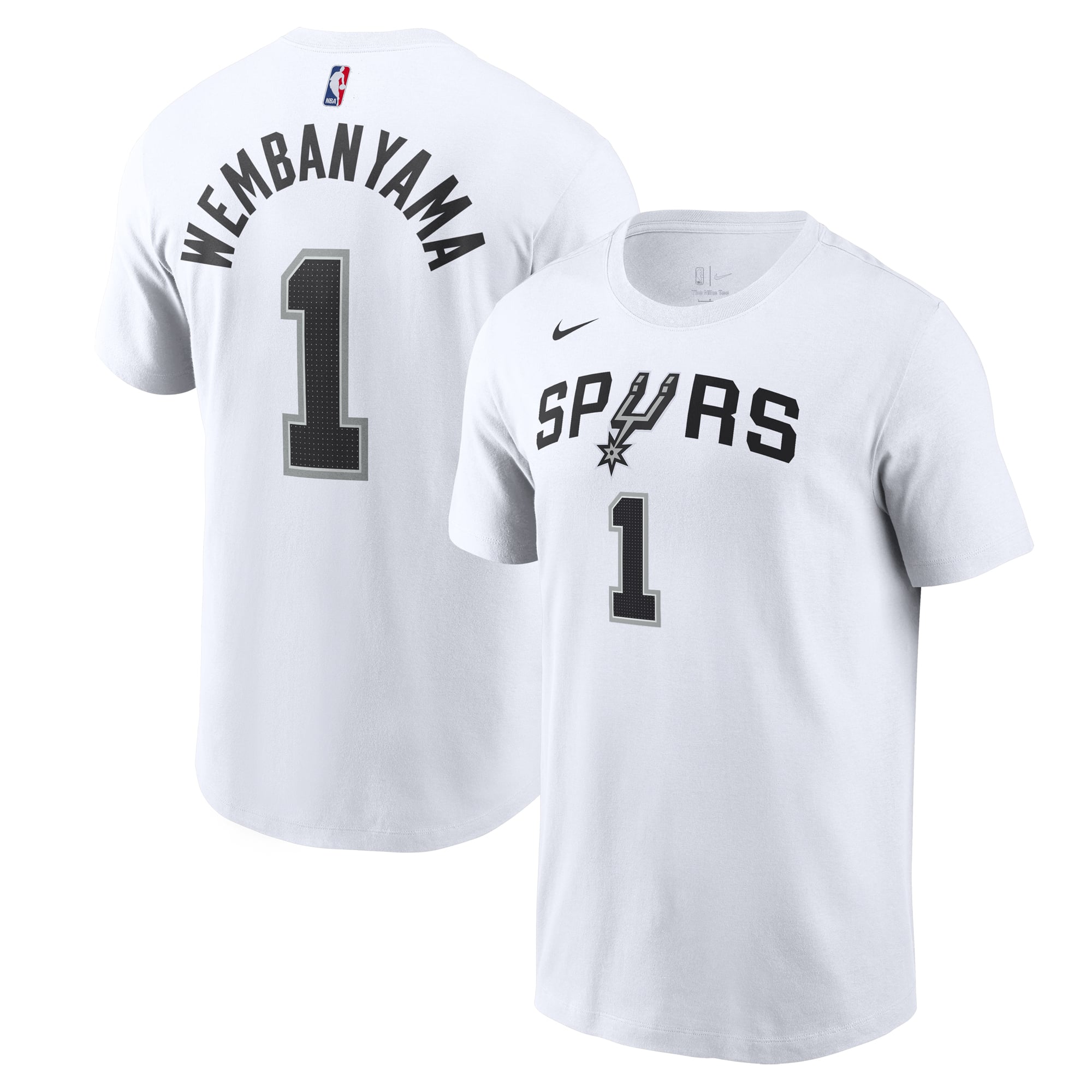 Camiseta con nombre y número de la asociación Nike de los San Antonio Spurs - Victor Wembanyama - Hombre