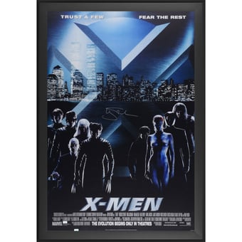 Hugh Jackman X-Men Autographed Framed 27" x 40" Movie Poster