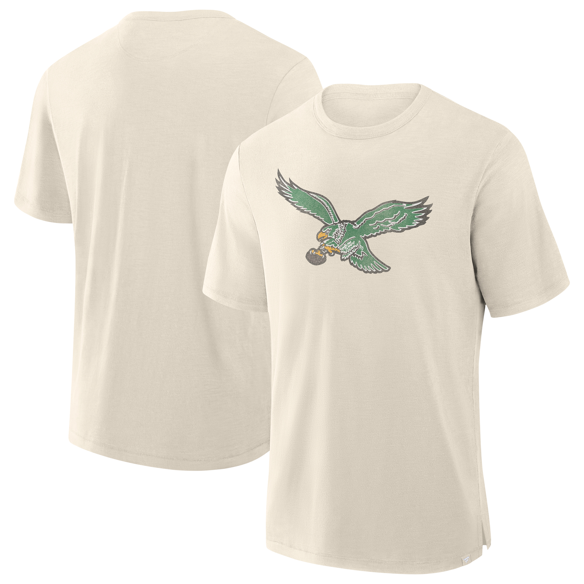 Men's Fanatics Cream Philadelphia Eagles Slub T-Shirt