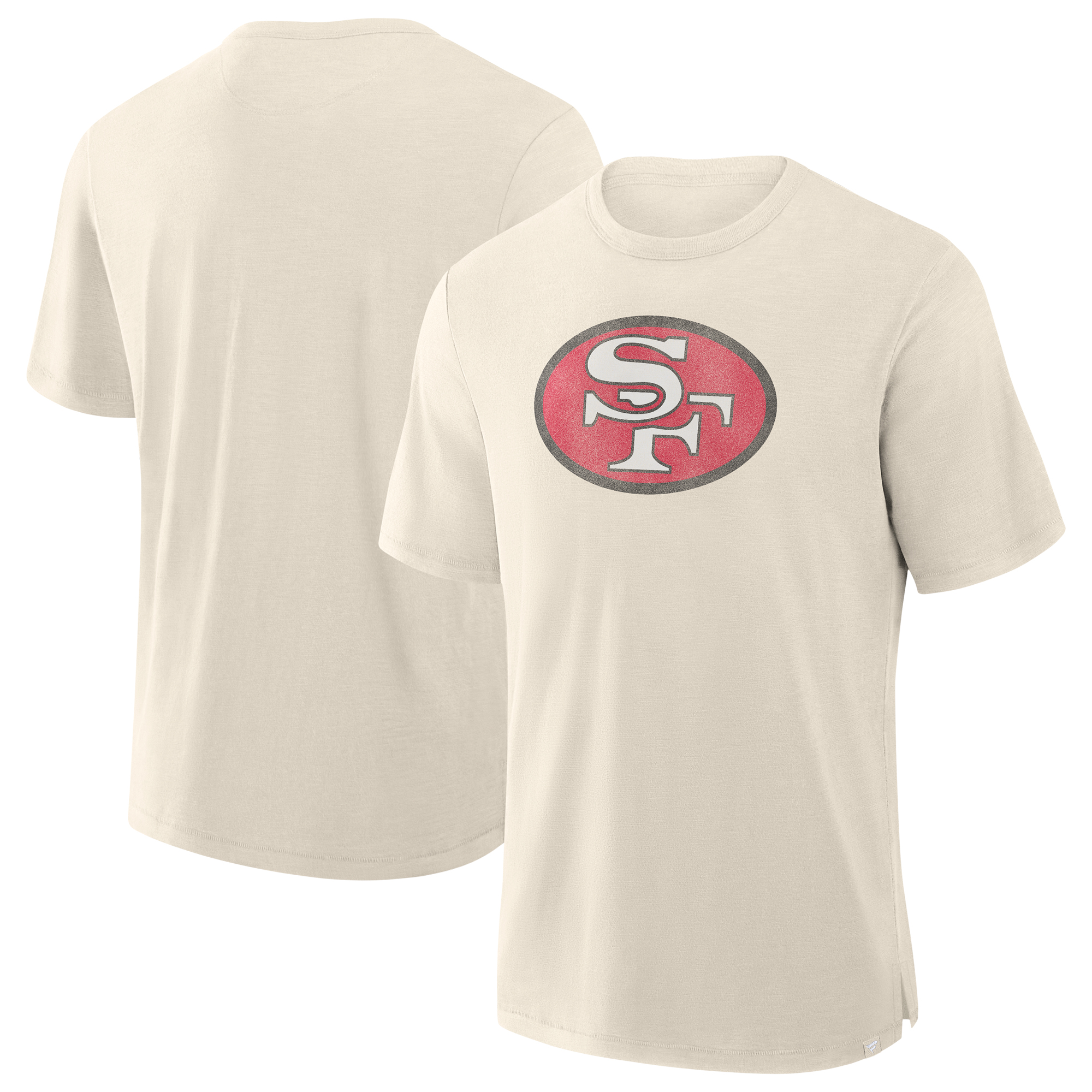 Men's Fanatics Cream San Francisco 49ers Slub T-Shirt
