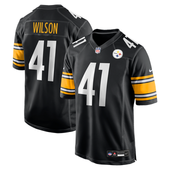 Men's Nike Payton Wilson Black Pittsburgh Steelers  Game Jersey