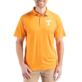 Men's Cutter & Buck Tennessee Orange Tennessee Volunteers Coastline Epic Comfort Eco Recycled Polo
