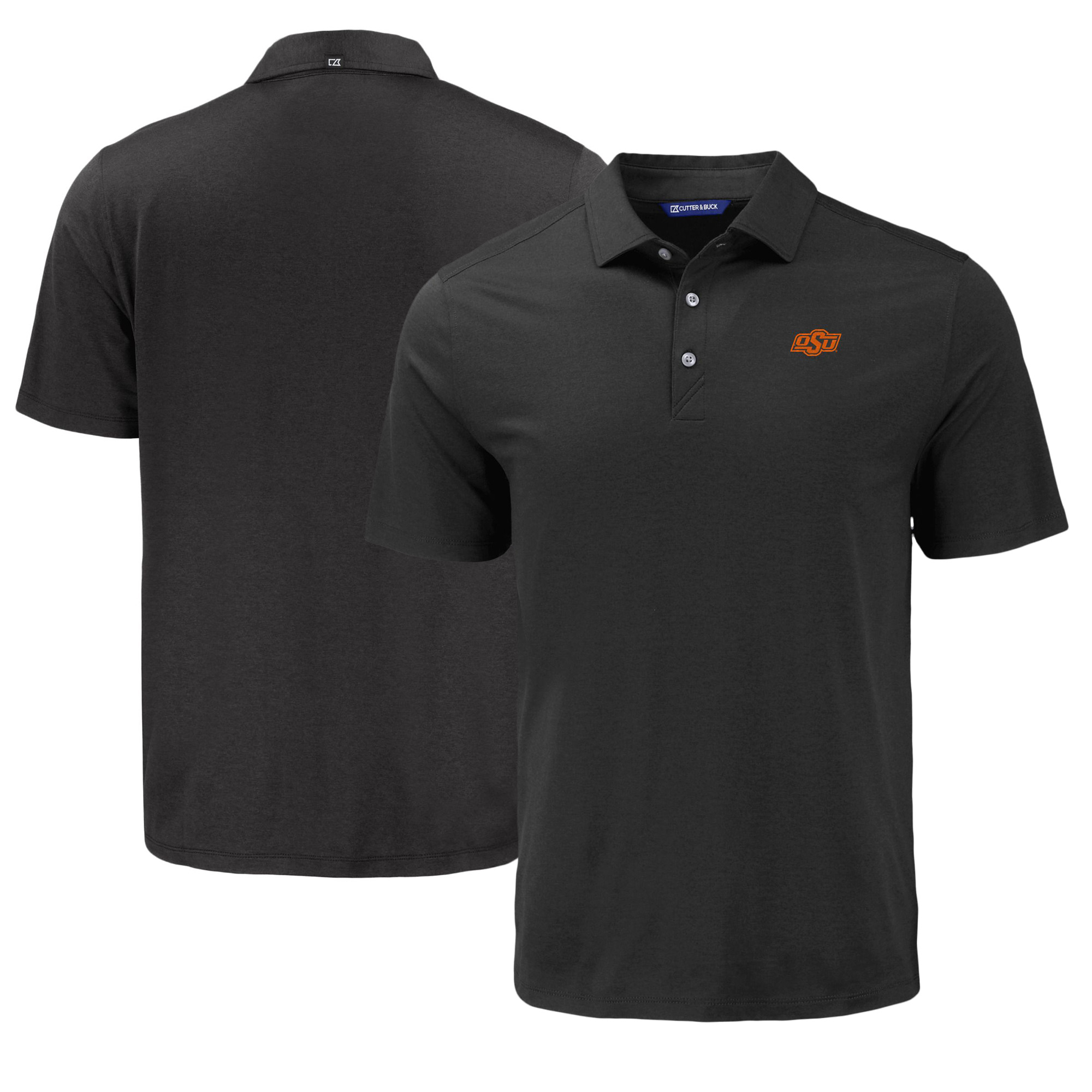 Men’s Cutter & Buck Black Oklahoma State Cowboys Coastline Epic Comfort Eco Recycled Polo Men’s Cutter & Buck Black Oklahoma State Cowboys Coastline Epic Comfort Eco Recycled Polo