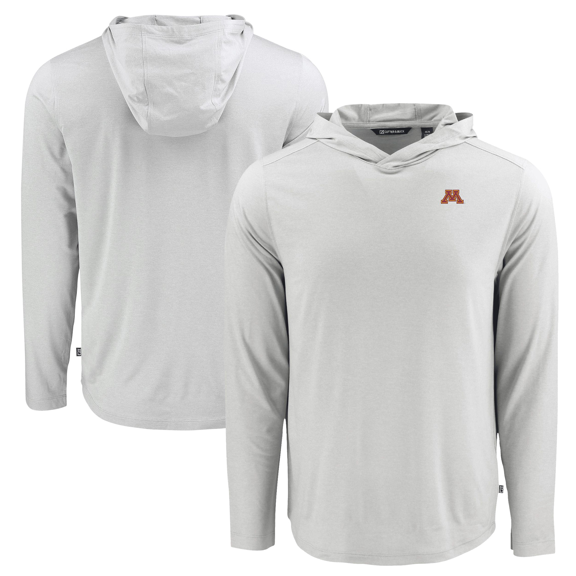 Men’s Cutter & Buck Gray Minnesota Golden Gophers Coastline Epic Comfort Eco Recycled Long Sleeve Hoodie T-Shirt Men’s Cutter & Buck Gray Minnesota Golden Gophers Coastline Epic Comfort Eco Recycled Long Sleeve Hoodie T-Shirt