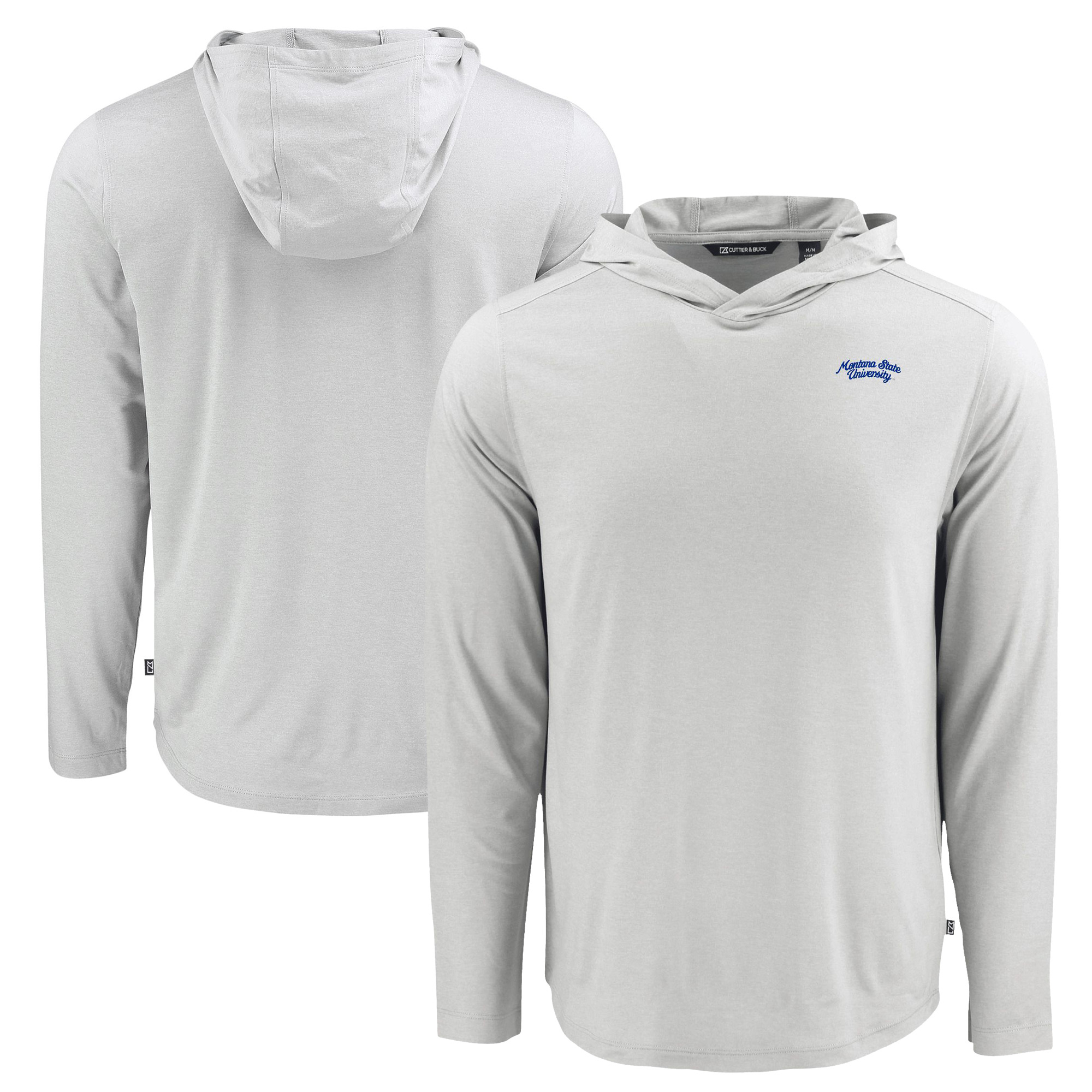 Men’s Cutter & Buck Gray Montana State Bobcats Coastline Epic Comfort Eco Recycled Long Sleeve Hoodie T-Shirt Men’s Cutter & Buck Gray Montana State Bobcats Coastline Epic Comfort Eco Recycled Long Sleeve Hoodie T-Shirt