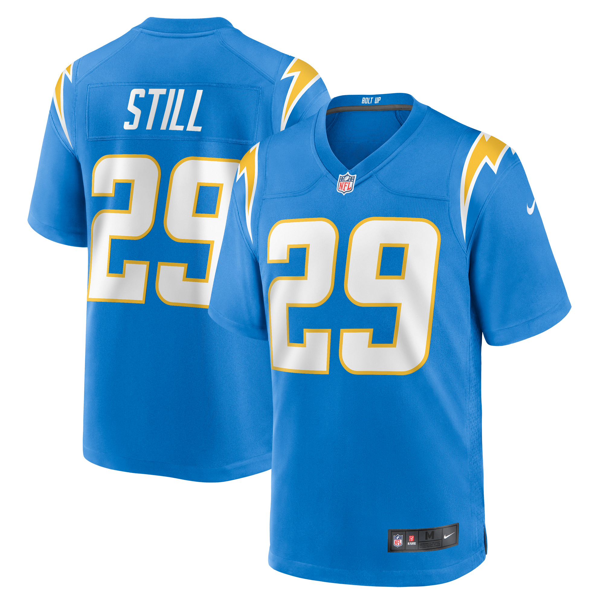 Men's Nike Tarheeb Still Powder Blue Los Angeles Chargers Team Game Jersey