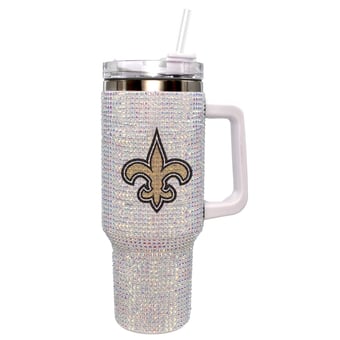 The Memory Company New Orleans Saints 40oz. Bling Colossal Tumbler