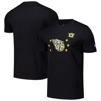 Men's New Era Black Cleveland Guardians 2024 Armed Forces Day T-Shirt