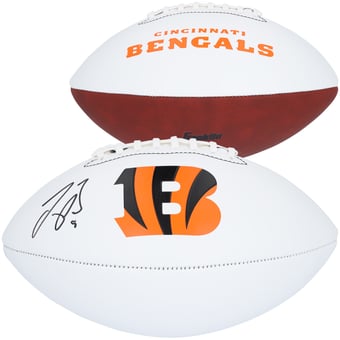 Joe Burrow Cincinnati Bengals Autographed Franklin White Panel Football