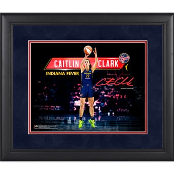 Caitlin Clark Indiana Fever Framed 11" x 14" Spotlight Photograph - Facsimile Signature