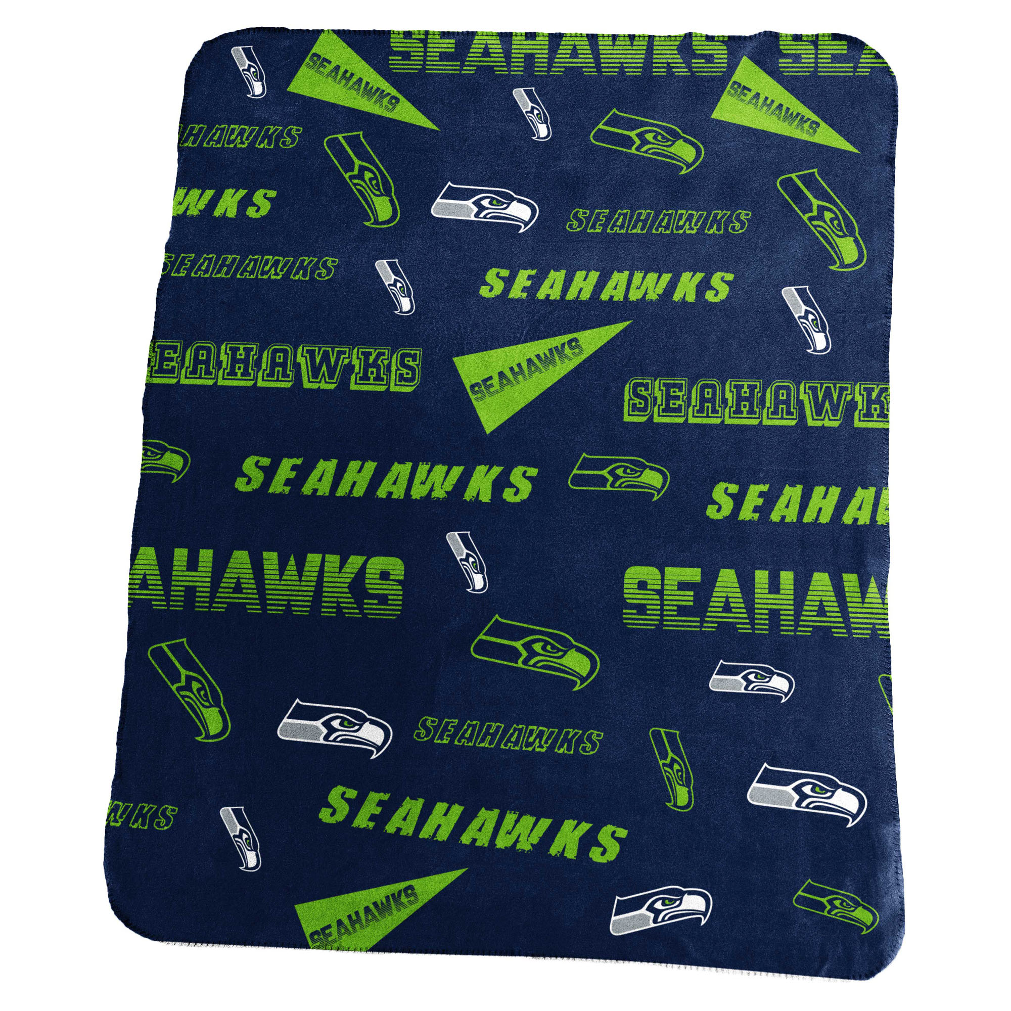 Logo Brands Seattle Seahawks 50" x 60" Classic Fleece Blanket