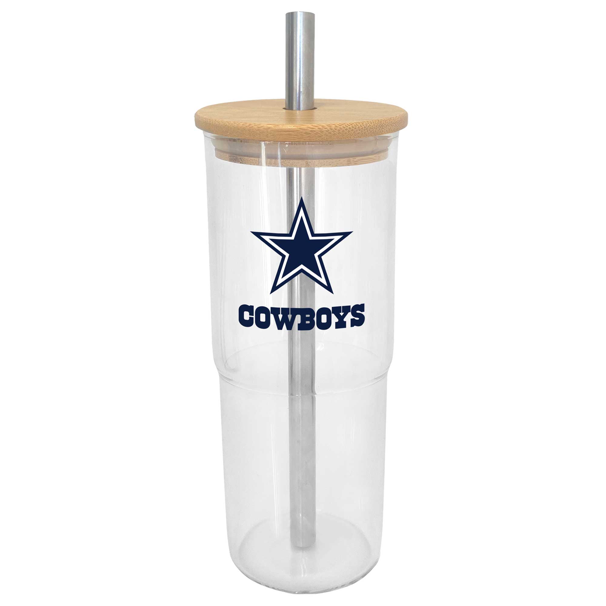 Dallas Cowboys 24oz. Glass Tumbler
