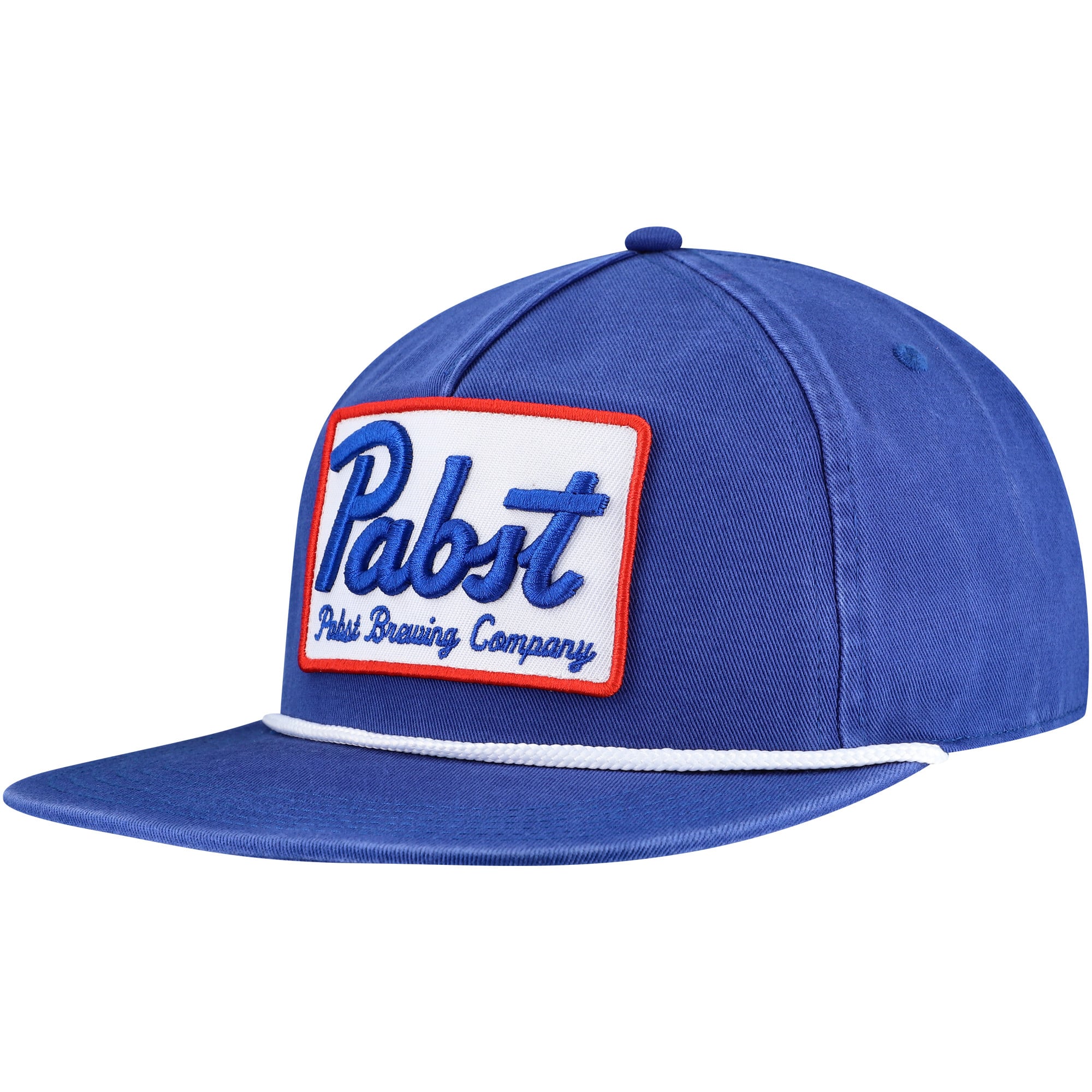 Men's  Blue Pabst Blue Ribbon Adjustable Golfer Hat with Rope