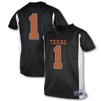 Youth Garb #1 Black Texas Longhorns Football Jersey