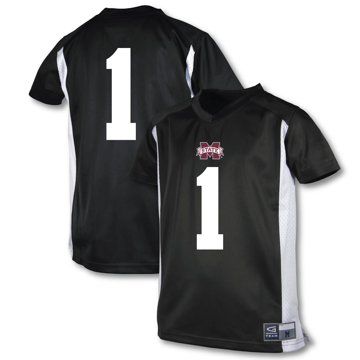 Youth Garb #1 Black Mississippi State Bulldogs Football Jersey
