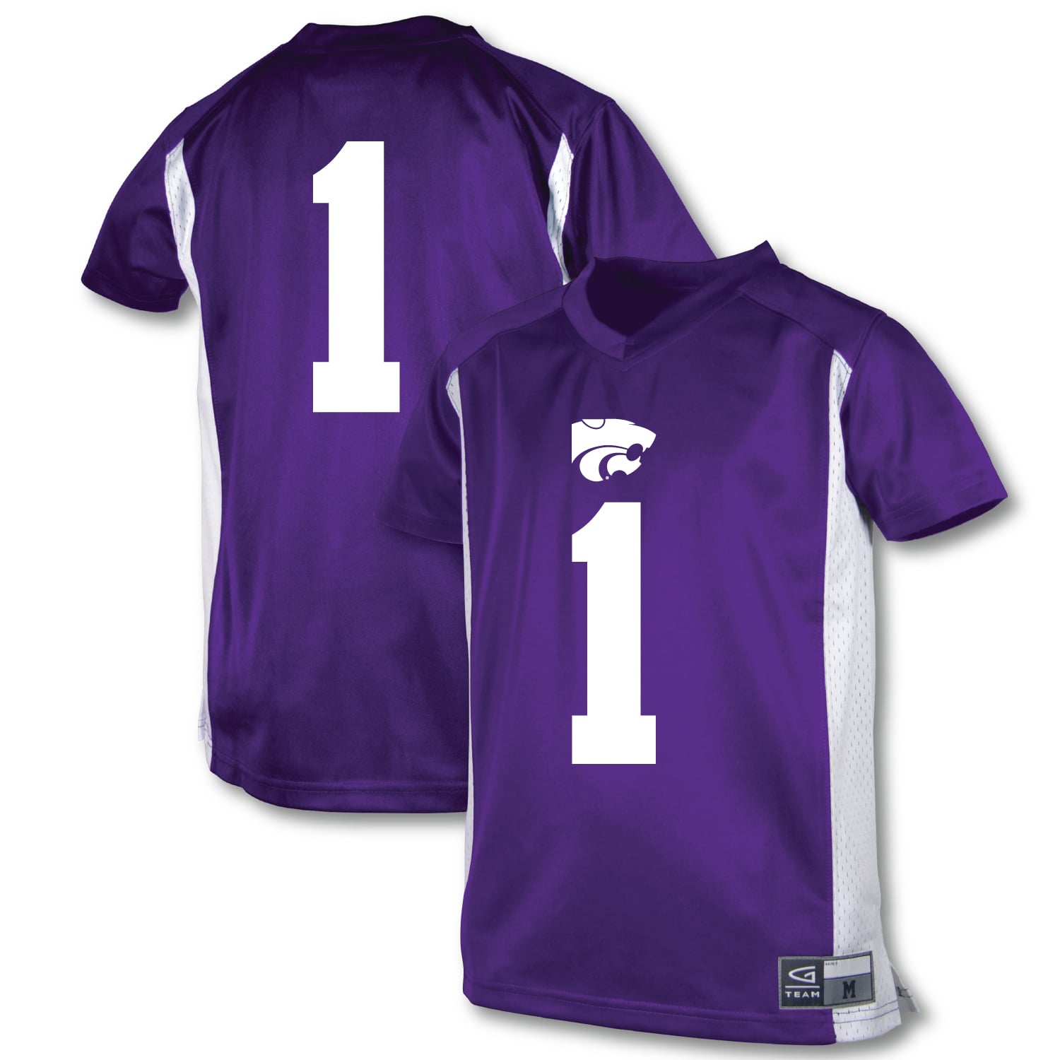 Youth Garb #1 Purple Kansas State Wildcats Football Jersey