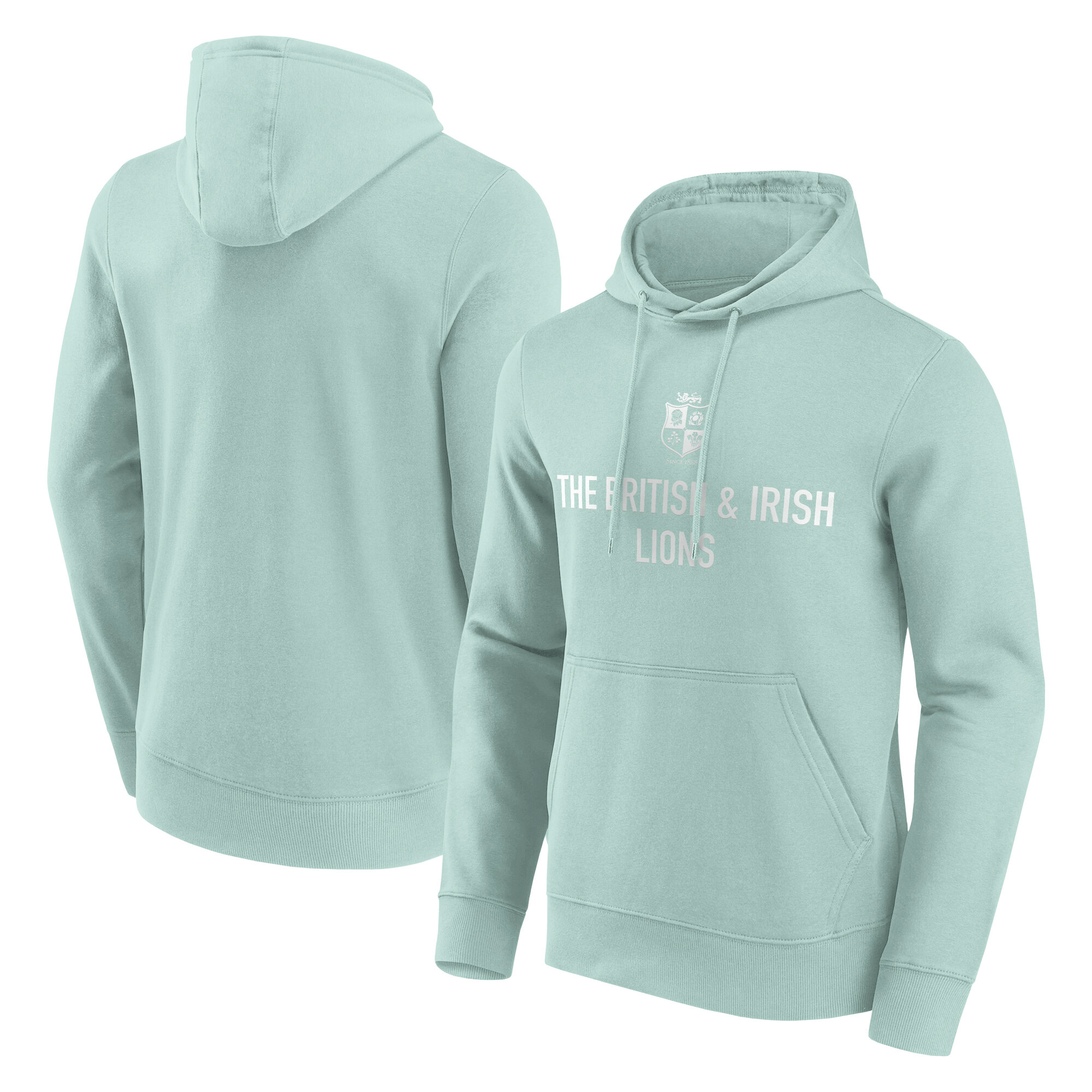 British & Irish Sweat à capuche avec logo Lions Wordmark - Bleu: retailer-supplied image