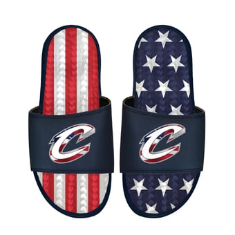 Unisex ISlide Navy Cleveland Cavaliers Americana Gel Slide Sandals
