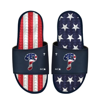 Unisex ISlide Navy Philadelphia Phillies Americana Gel Slide Sandals