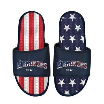 Unisex ISlide Navy Seattle Mariners Americana Gel Slide Sandals