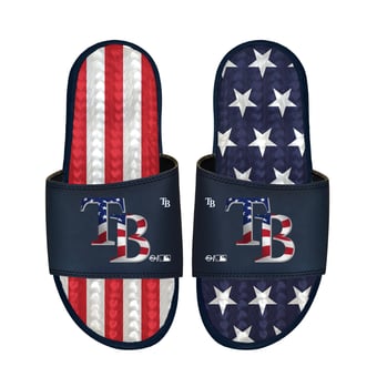 Unisex ISlide Navy Tampa Bay Rays Americana Gel Slide Sandals