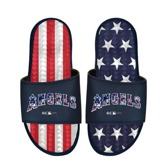 Unisex ISlide Navy Los Angeles Angels Americana Gel Slide Sandals