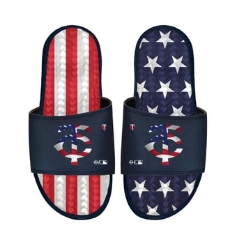 Unisex ISlide Navy Minnesota Twins Americana Gel Slide Sandals