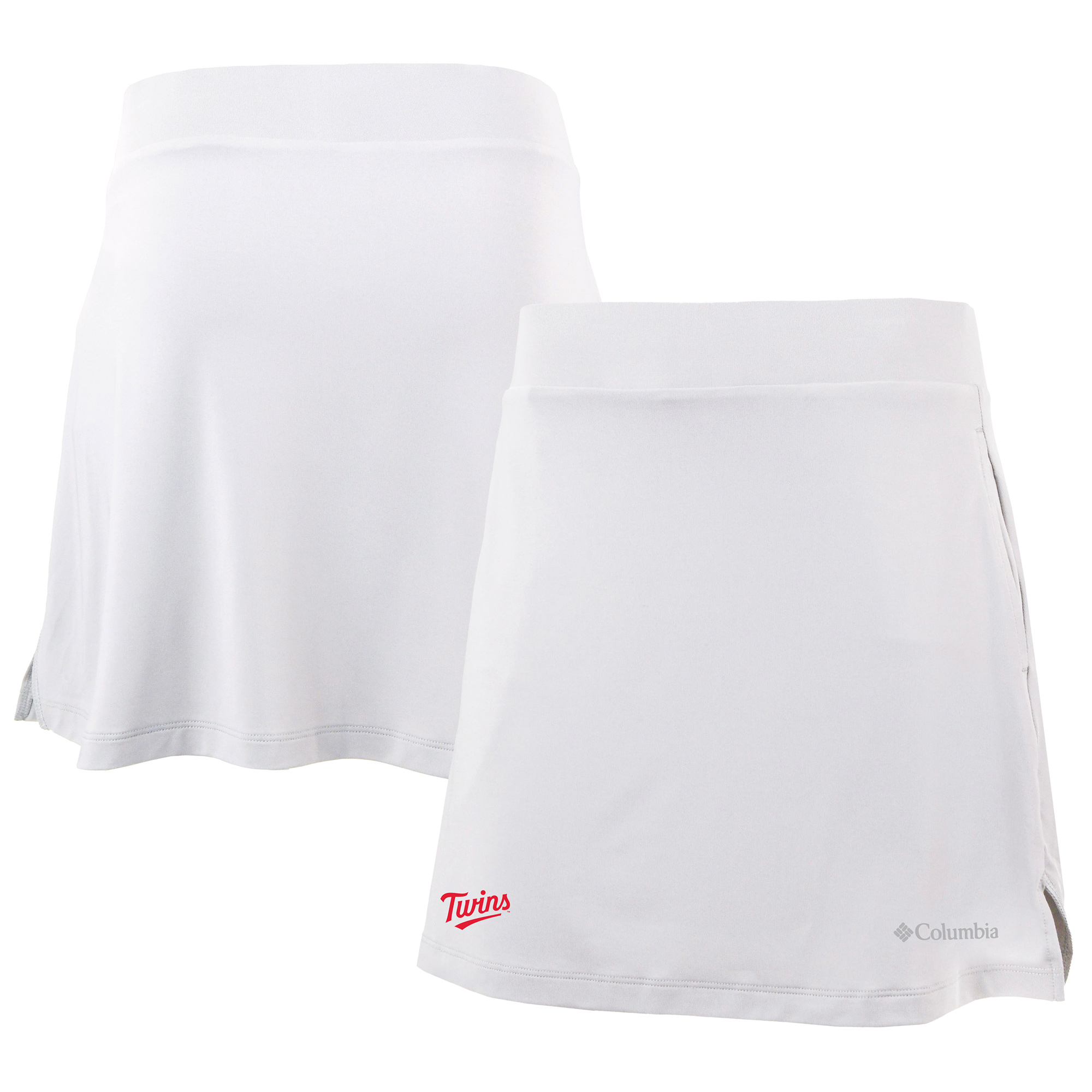 Women’s Columbia White Minnesota Twins Omni-Wick Best One Yet Skort Women’s Columbia White Minnesota Twins Omni-Wick Best One Yet Skort