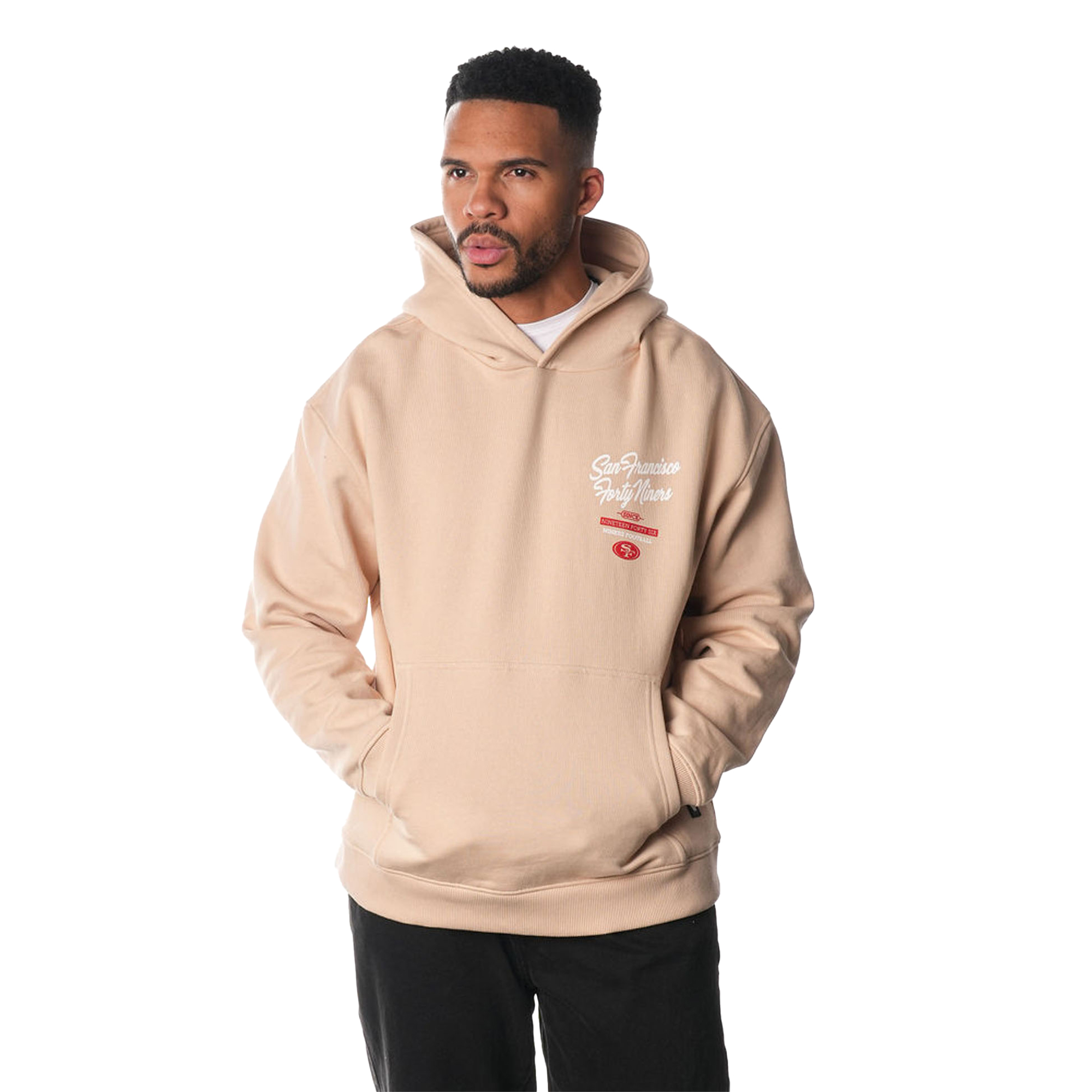 Unisex The Wild Collective Cream San Francisco 49ers Fleece Pullover Hoodie