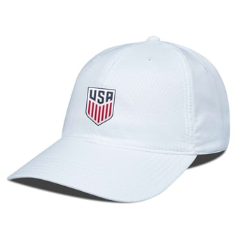 Men's Levelwear White USMNT Matrix Patch Adjustable Hat