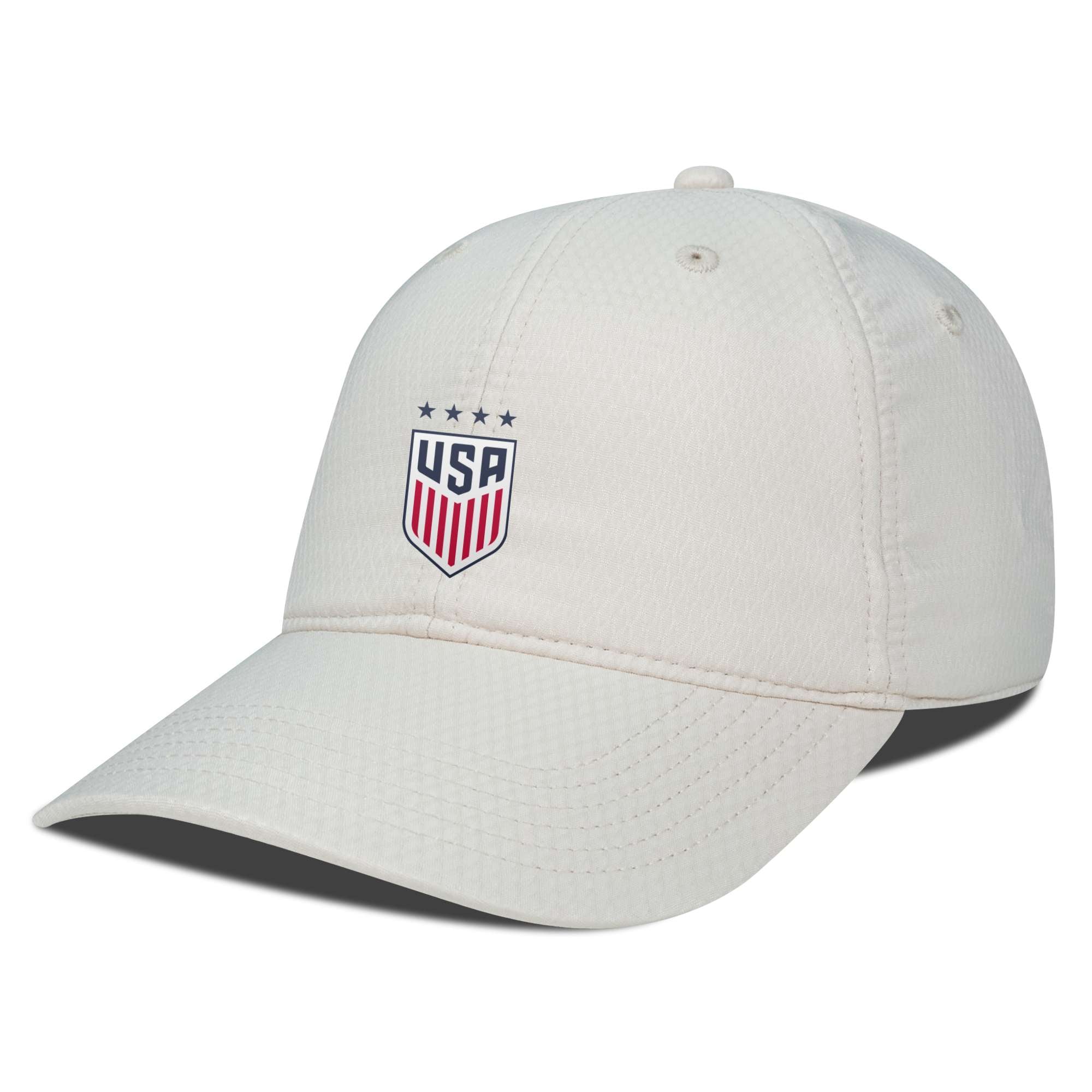 Men's Levelwear Khaki USWNT Matrix Insignia Core Adjustable Hat