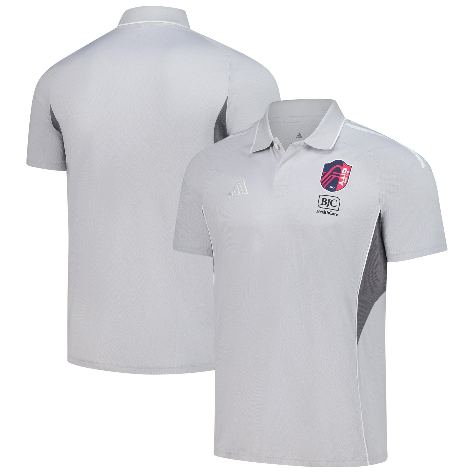 Men's adidas Silver St. Louis City SC 2025 Training Polo