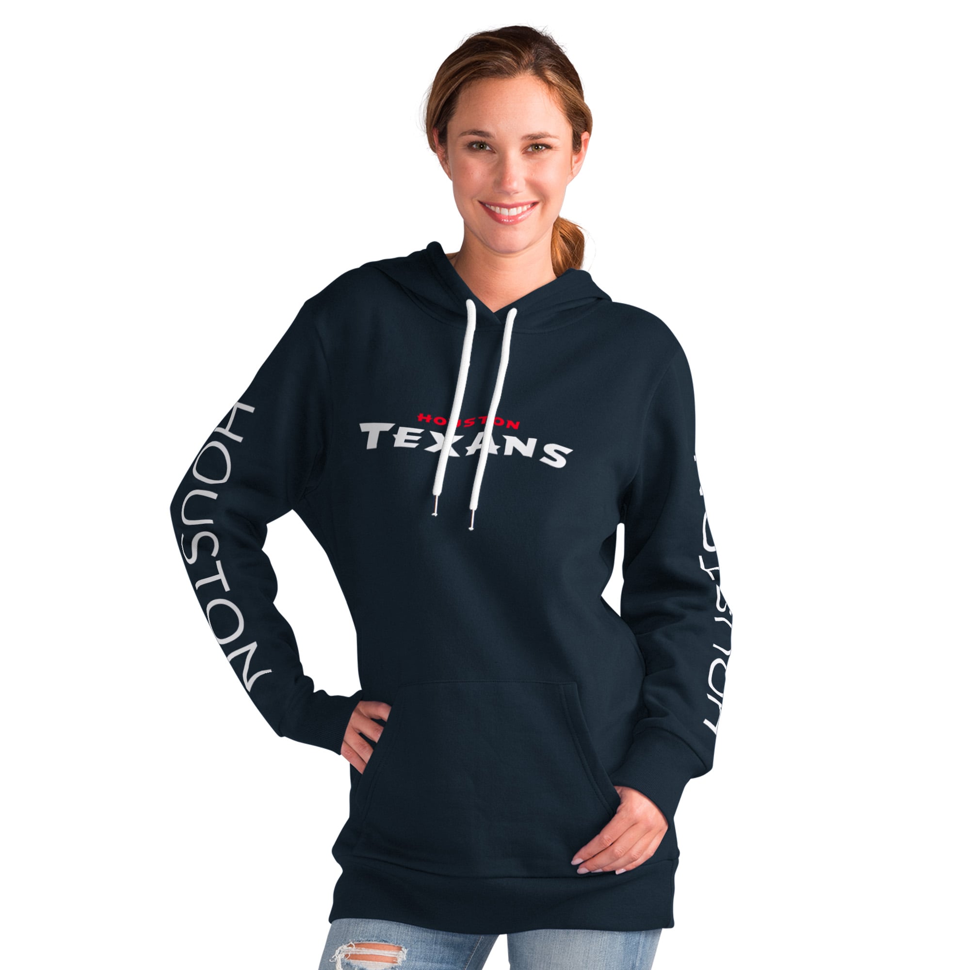 Women’s G-III 4Her by Carl Banks Navy Houston Texans Extra Inning Pullover Hoodie Women’s G-III 4Her by Carl Banks Navy Houston Texans Extra Inning Pullover Hoodie