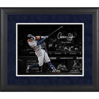 Aaron Judge New York Yankees Facsimile Signature Framed 11" x 14" Spotlight Photograph