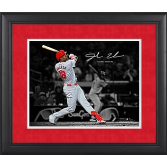 Jordan Walker St. Louis Cardinals Facsimile Signature Framed 11" x 14" Spotlight Photograph